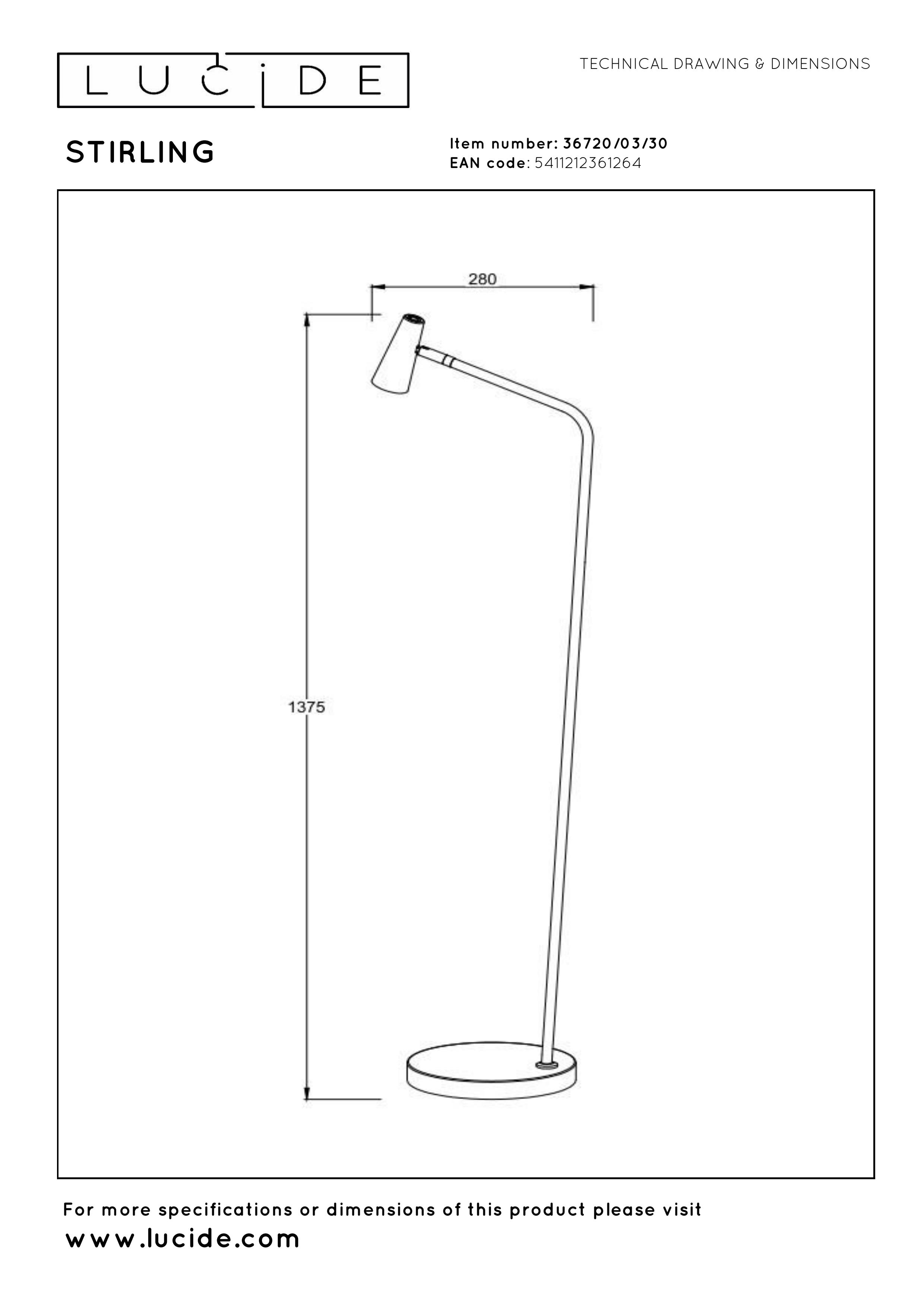 Standing discount lamp drawing